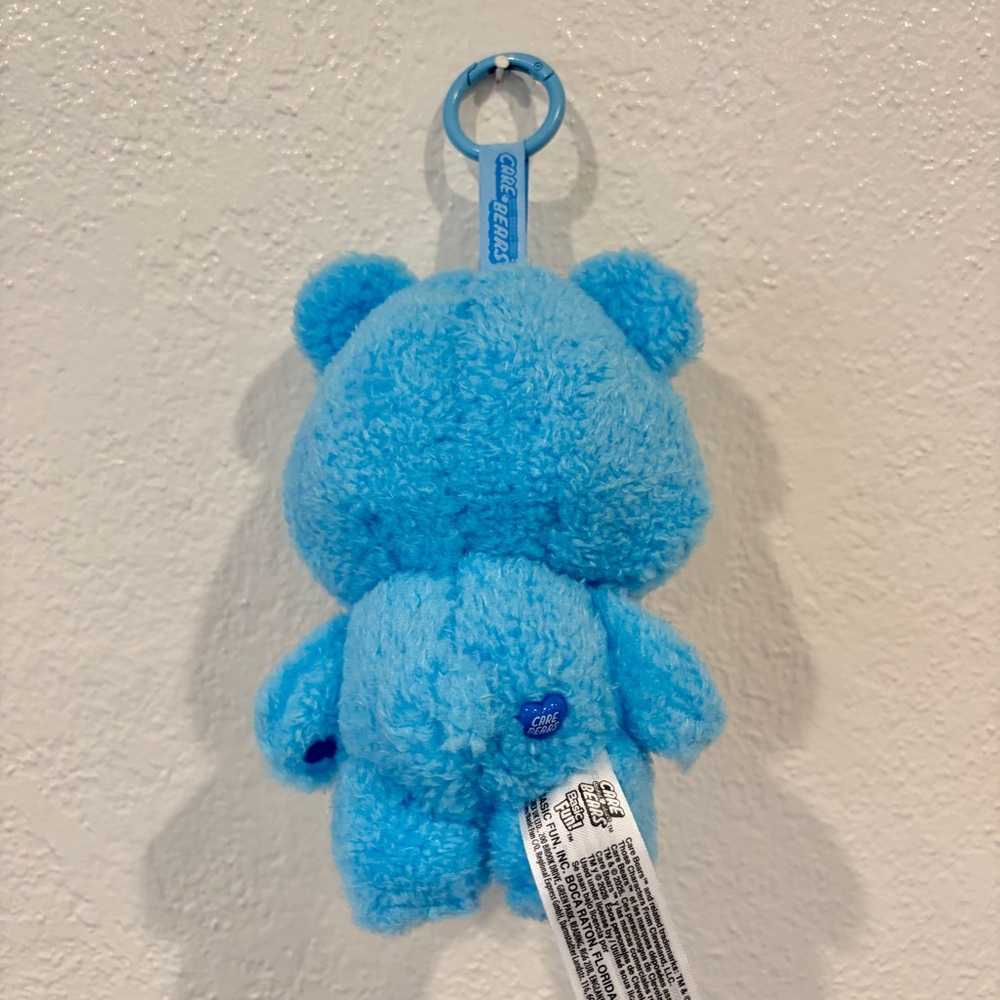 Care Bears Caring Cuties Plush Clip-On Keychain - Grumpy Bear - Picture 5 of 12